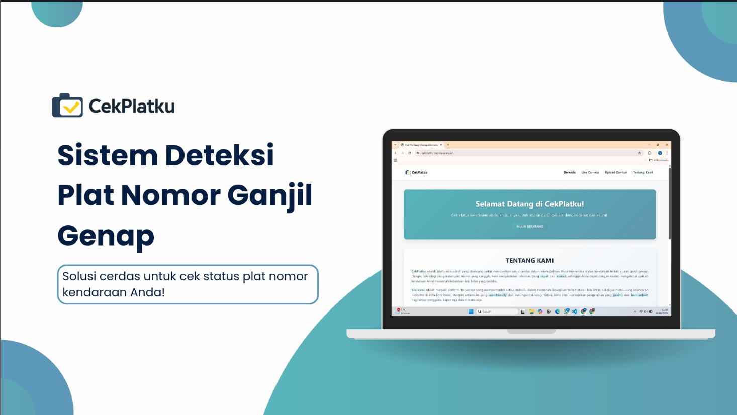 CekPlatKu - Odd-Even License Plate Detection System